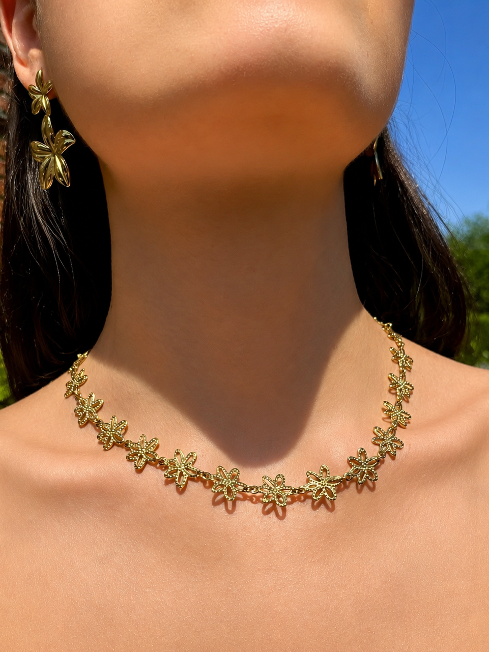 Collier Aura Bloom ras de cou
