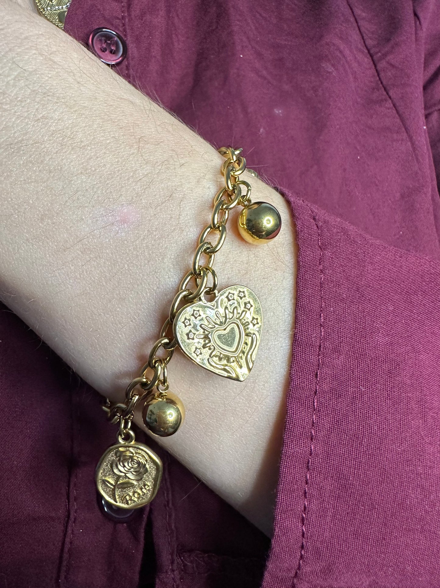 Bracelet Charm Of The Heart