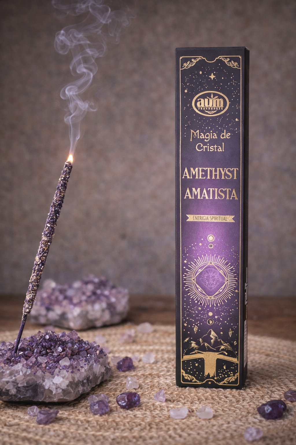 Encens en Cristal - Améthyste