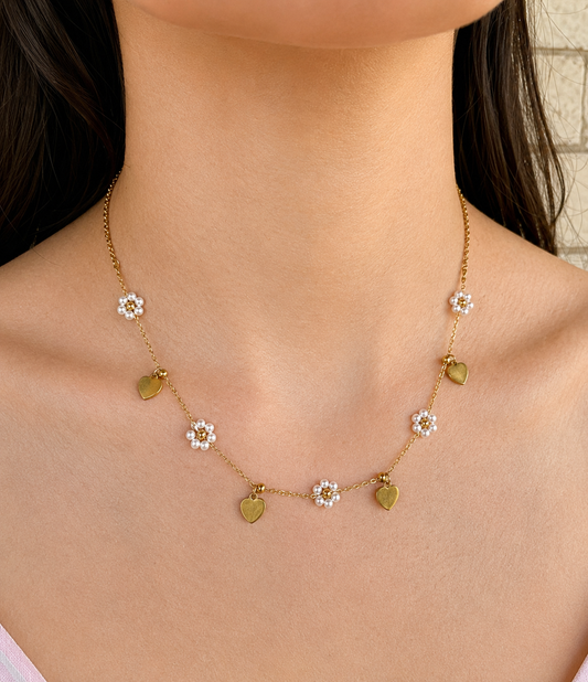 Collier Petals & Love
