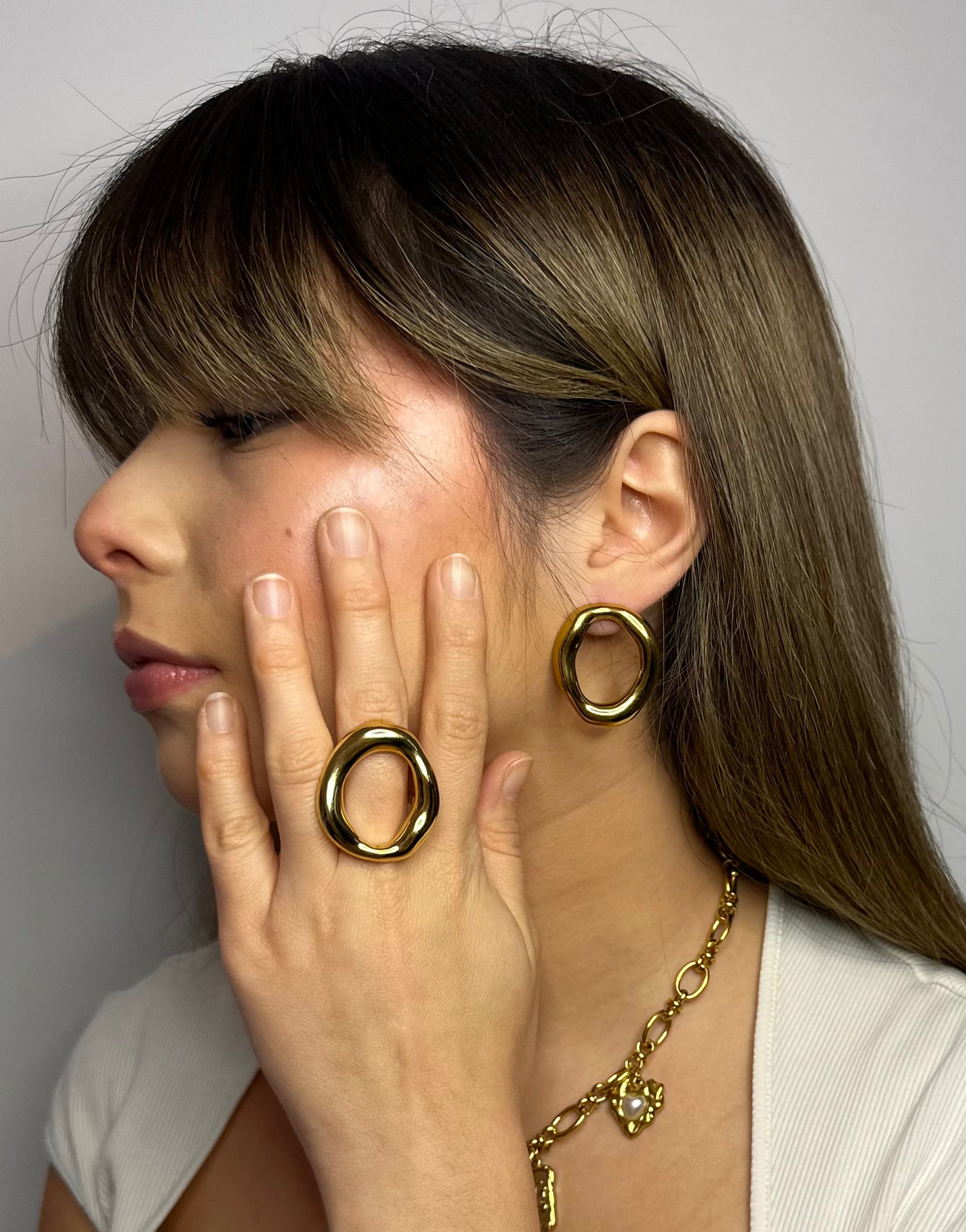 Ensemble Boucles d’oreilles & Bague Divine Glow