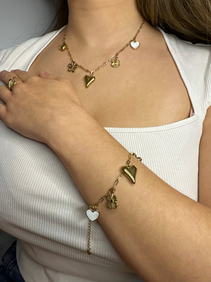 Ensemble Collier & Bracelet Divine Love