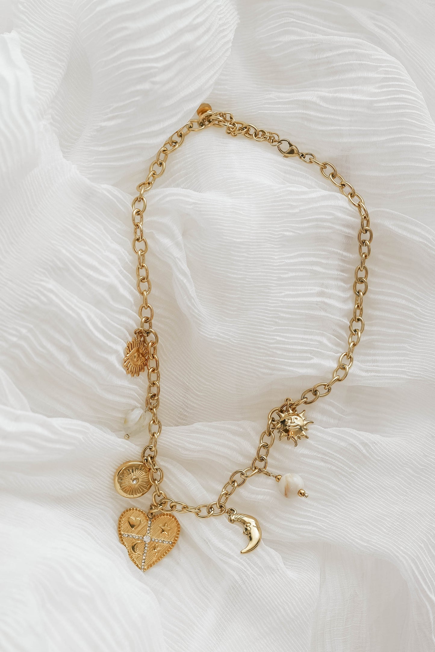 Collier Moon Heart